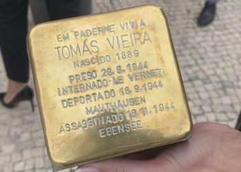 Portugal acoge su primera placa del proyecto ‘Stolpersteine’