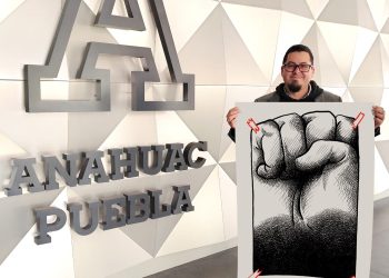 Coordinador de Diseño de la Anáhuac, segundo lugar en concurso de Cartel Miguel Prieto