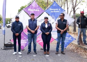 Lupita Cuautle mejora imagen urbana en Delegación Atlixcáyotl