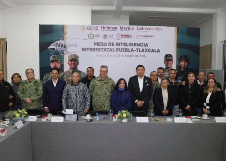 Puebla y Tlaxcala refuerzan seguridad con Mesa Interestatal