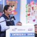 Entrega Lupita Cuautle obra en CAIC de Concepción La Cruz