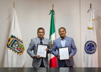Policía Auxiliar firma convenio para evaluaciones de control y confianza