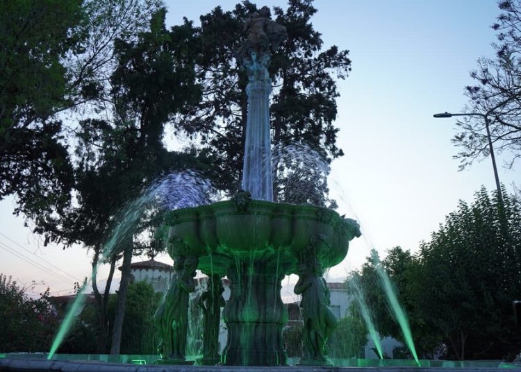 Renuevan fuente del Parque Habana