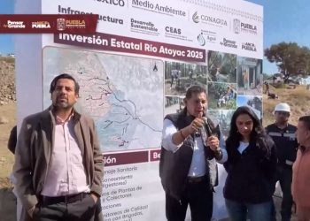Armenta supervisa rescate del río Atoyac con 30% de avance