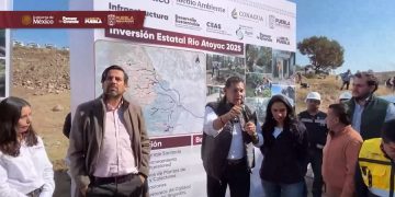 Armenta supervisa rescate del río Atoyac con 30% de avance