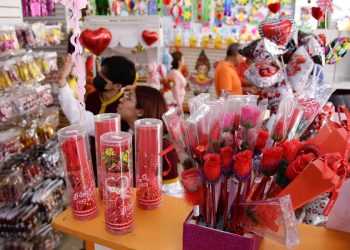 Ventas suben 30% en el centro por San Valentín
