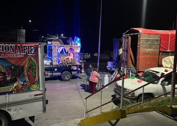 Ángeles Blancos de Texmelucan, refugio para peregrinos rumbo a la CDMX