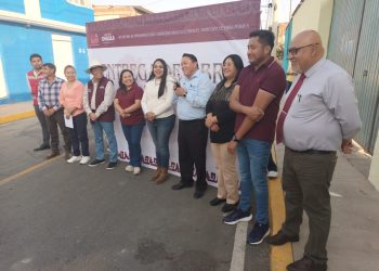 Entrega Tonantzin Fernández 2 rehabilitaciones de calles en San Matías Cocoyotla