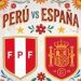 España vs Perú en el estadio Cuauhtémoc, previo a la Copa del Mundo
