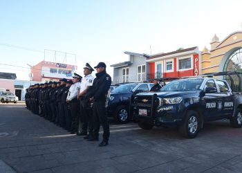 Premia federación a Cuautlancingo en seguridad pública