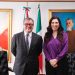 Recibe Kenia López Rabadán al embajador de Italia en México