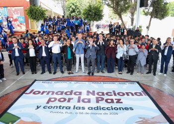 Impulsa SEP Puebla “Jornada Nacional por la Paz y contra las Adicciones 2026”