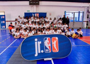 Realiza Gobierno de Pepe Chedraui Clínica de Básquetbol con Jr. NBA en Puebla