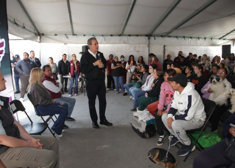 Encabeza Pepe Chedraui jornada de bienestar animal en la Inspectoría de Guadalupe Hidalgo