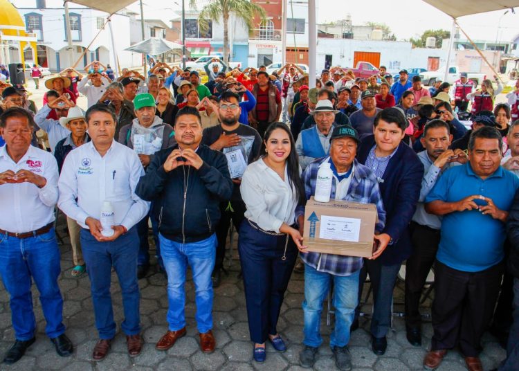 Impulsa Tonantzin Fernández el programa “Sembrando el Futuro” en beneficio del campo