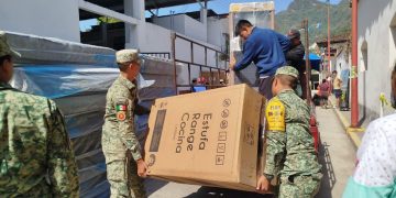 Afectados por tormenta Jerry en Puebla reciben apoyo federal