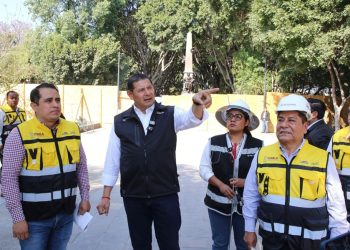 Armenta supervisa rehabilitación del Paseo Bravo y obras viales