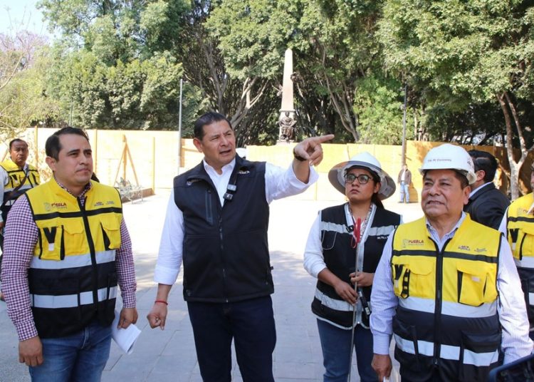 Armenta supervisa rehabilitación del Paseo Bravo y obras viales