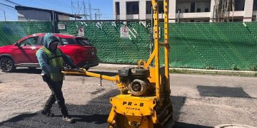Reparan 800 baches en La Resurrección en 2 semanas