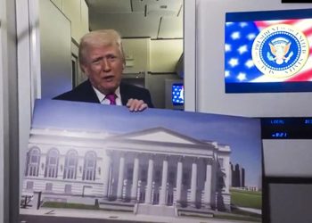 Trump revela complejo militar bajo la Casa Blanca