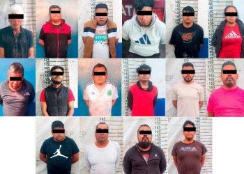 Fuerzas de seguridad detienen a 16 personas en mercado Morelos