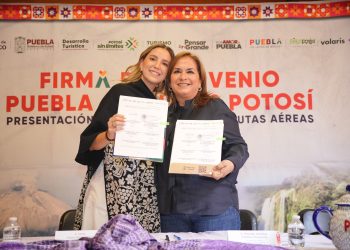 Firman convenio Puebla y San Luis Potosí para impulsar turismo en ambas entidades