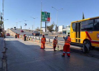 Refuerzan limpieza en accesos principales de la ciudad