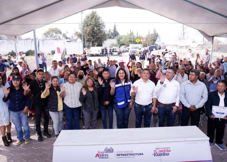 Mejora Lupita Cuautle conexión hacia la Vía Atlixcáyotl con entrega de obra