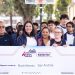 Lupita Cuautle entrega apoyos a escuelas en San Andrés Cholula