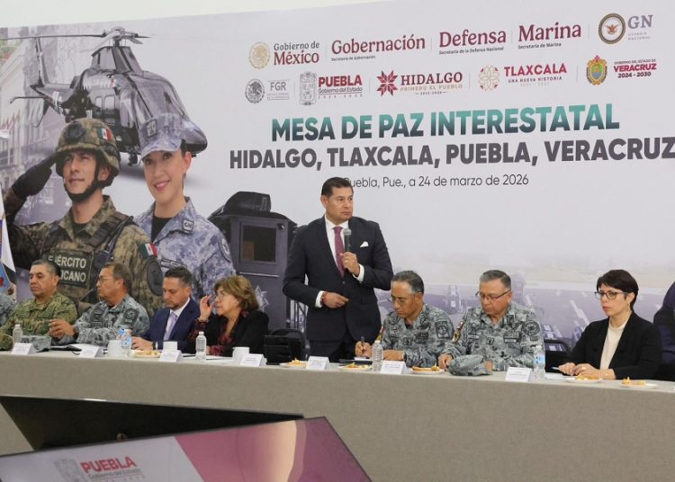 Puebla coordina estrategia de seguridad interestatal