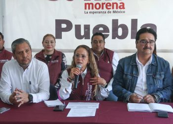 Descartan destape de Celina Peña en evento en Puebla