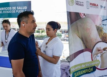 Puebla supera 1.17 millones de personas vacunadas contra sarampión