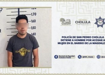 Detienen a hombre por abuso sexual en San Pedro Cholula