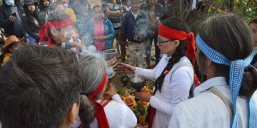 Refuerzan seguridad para ritual al Popocatépetl en Santiago Xalitzintla