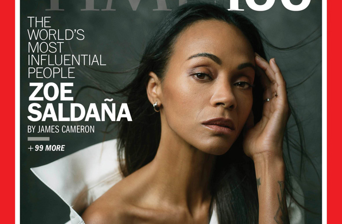 Zoe Saldaña entre las 100 más influyentes de Time 2026