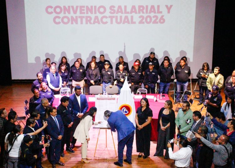 Anuncian Tonantzin Fernández y Leobardo Soto aumento salarial