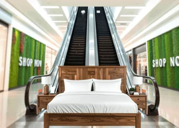 Moda en EU: dormir en centros comerciales
