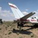 Protección Civil labora en accidente de aeronave