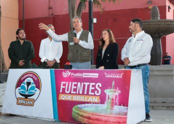 Avanza Gobierno de la Ciudad con la estrategia “Fuentes que Brillan”