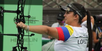 Sara López está de regreso con Oro en compuesto individual