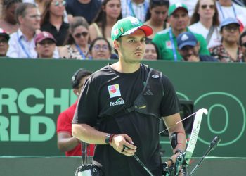 Matías Grande es el cuarto mejor arquero recurvo de la primera etapa de la Copa del Mundo en Puebla