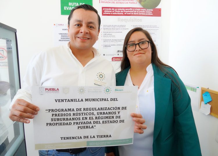Gobierno de Texmelucan impulsa certeza jurídica del patrimonio de las familias