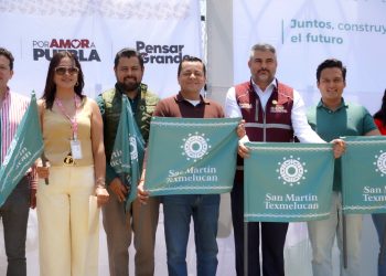 Inician pavimentación de acceso al ICATEP en Texmelucan