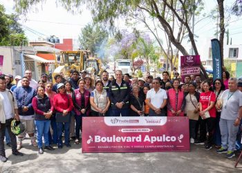 Arranca Pepe Chedraui trabajos de rehabilitación vial en Bulevar Apulco