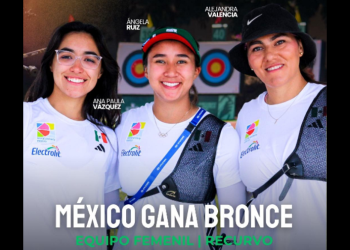 México gana bronce en tiro con arco por equipos