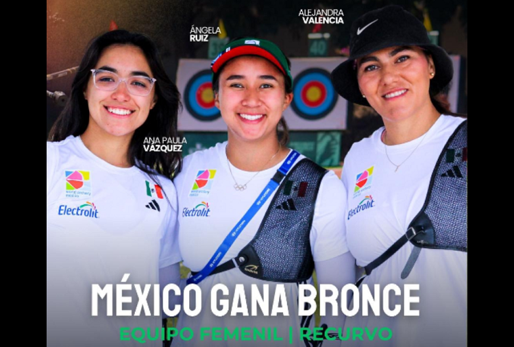 México gana bronce en tiro con arco por equipos