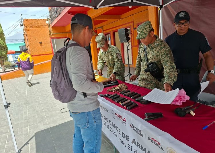 Exitoso canje de armas en Esperanza, retira más de 150 artefactos