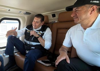 Armenta Mier encabezó supervisión tierra-aire del operativo de seguridad en Semana Santa