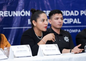 Lupita Cuautle articula esfuerzos por la seguridad municipal desde San Gregorio Atzompa