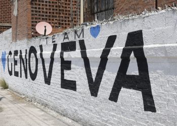 Pintas de ‘Te amo, Genoveva’ son ‘muestras de cariño’